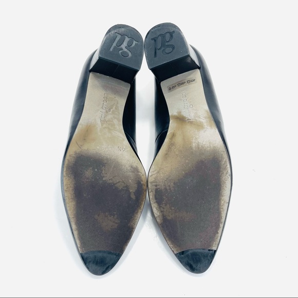 📌SOLD📌 PAUL GREEN BLACK LEATHER HEELED SHOES - Picture 15 of 16